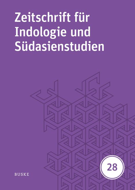 Zeitschrift für Indologie und Südasienstudien 28, Buch