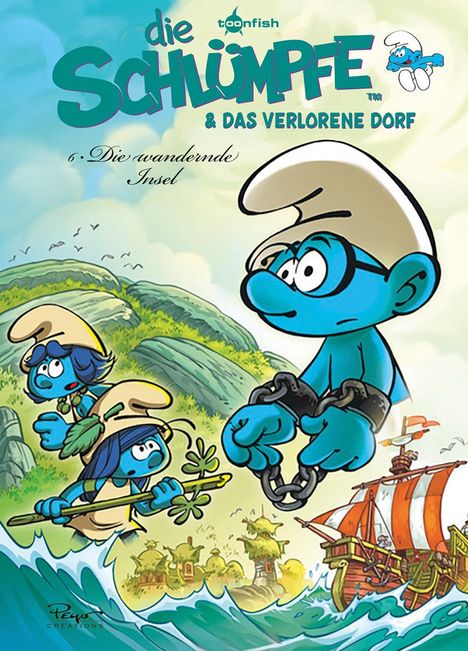 Peyo: Die Schlümpfe und das verlorene Dorf. Band 6, Buch