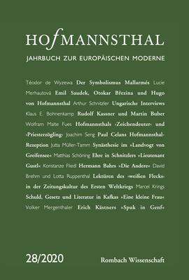 Hofmannsthal - Jahrbuch zur Europäischen Moderne, Buch