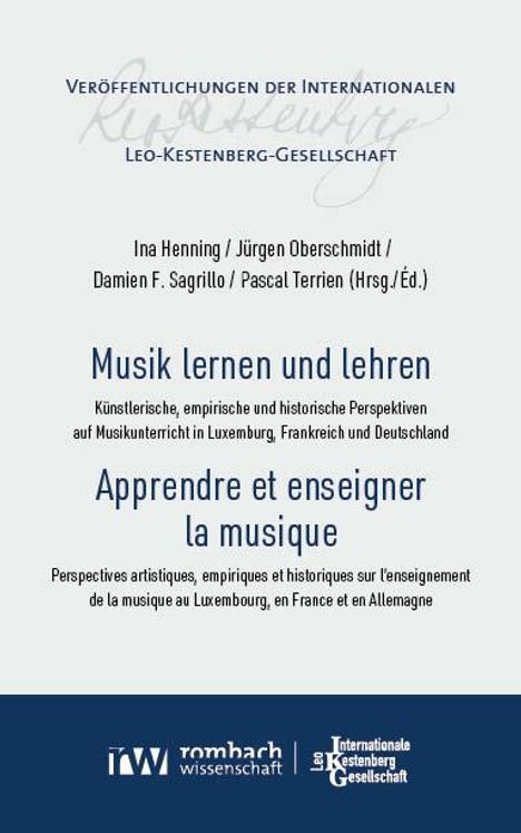 Musik lernen und lehren | Apprendre et enseigner la musique, Buch