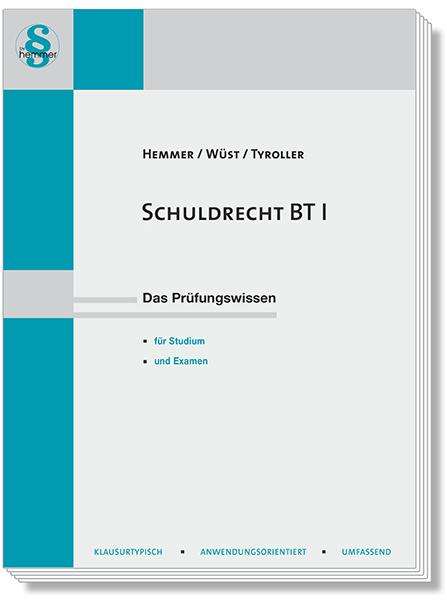 Karl-Edmund Hemmer: Schuldrecht BT I, Buch