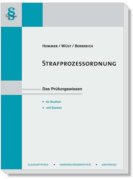 Karl-Edmund Hemmer: Strafprozessordnung, Buch