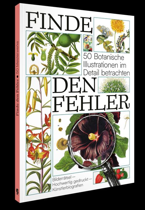 Finde den Fehler - 50 Botanische Illustrationen, Buch