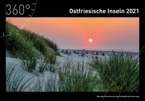 360° Ostfriesische Inseln Premiumkalender 2021, Kalender