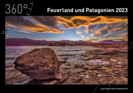 360° Feuerland und Patagonien Premiumkalender 2023, Kalender