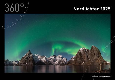360° Nordlichter Premiumkalender 2025, Kalender