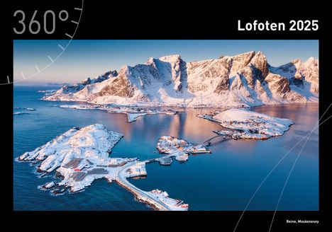 360° Lofoten Premiumkalender 2025, Kalender