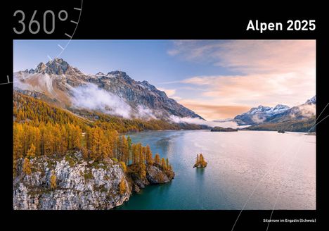 360° Alpen Premiumkalender 2025, Kalender