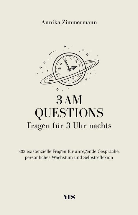 Annika Zimmermann: 3 AM Questions - Fragen für 3 Uhr nachts, Buch