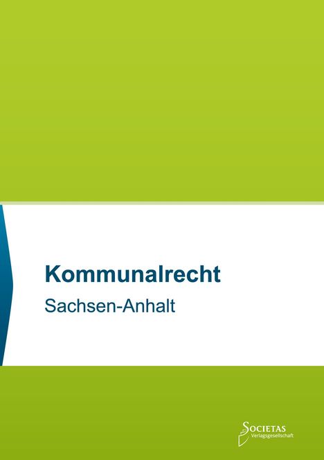 Kommunalrecht Sachsen-Anhalt, Buch