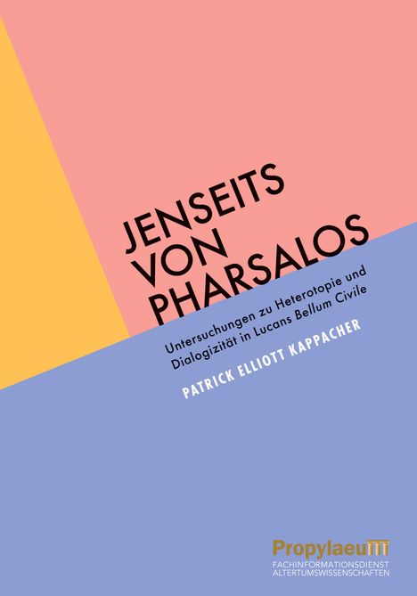 Patrick Elliott Kappacher: Jenseits von Pharsalos, Buch