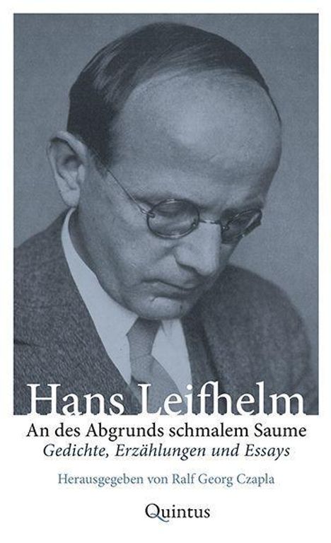 Hans Leifhelm: An des Abgrunds schmalem Saume, Buch