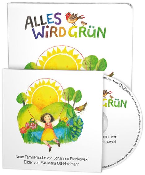 Alles wird grün. Mit Musik-CD, Buch