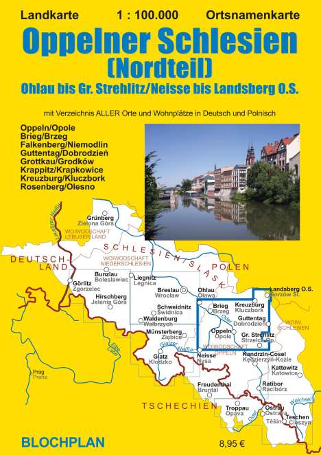 Dirk Bloch: Landkarte Oppelner Schlesien (Nordteil) 1:100 000, Karten
