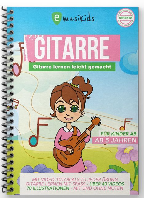 Sebastian Schulz: Das Mädchen Gitarrenbuch inkl. Lern-Videos auf DVD und über QR-Codes, Buch