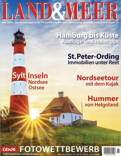 LAND &amp; MEER Urlaubsmagazin 2024, Buch