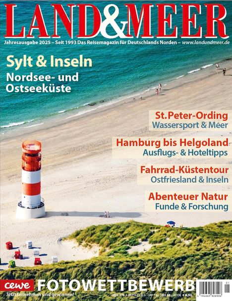 LAND & MEER Urlaubsmagazin 2025, Buch