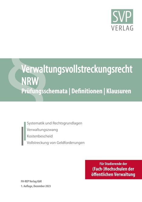 Verwaltungsvollstreckungsrecht NRW, Buch