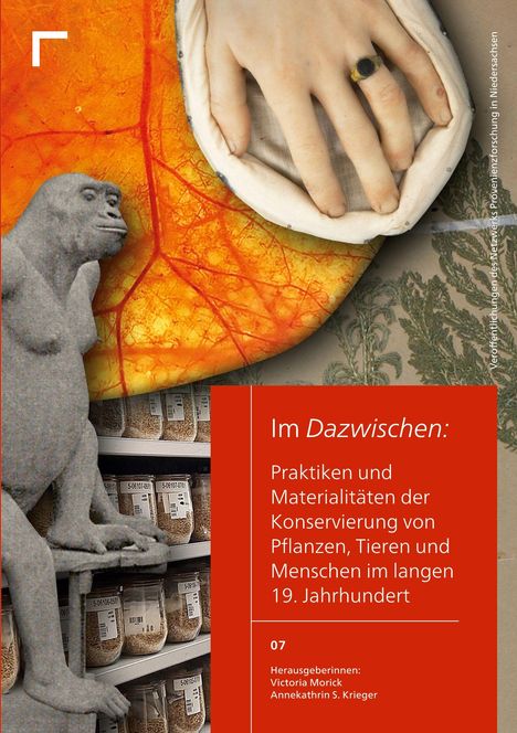 Im Dazwischen: Praktiken der Konservierung von Pflanzen, Tieren, Menschen im 19. Jahrhundert. Statue, Hand, Blätter.