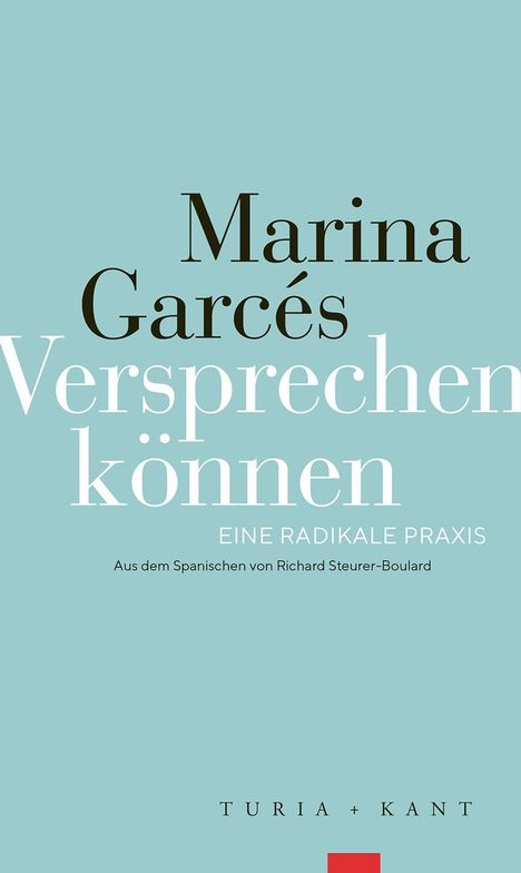 Marina Garcés: Versprechen können, Buch