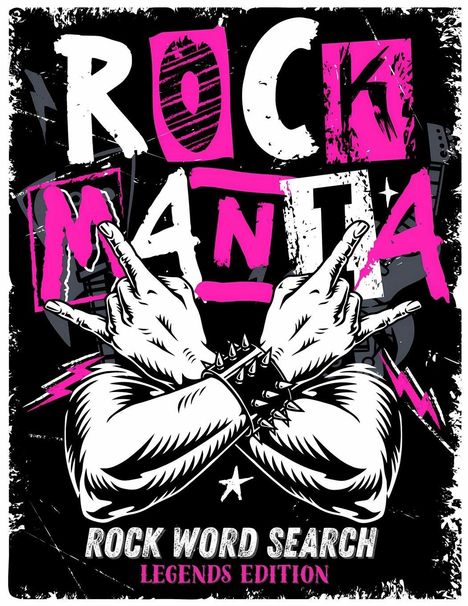 Lennon Shaw: Rockmania - Rock Word Search Legends Edition, Buch