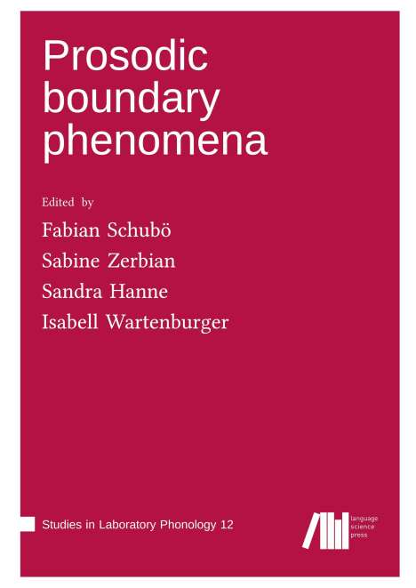 Prosodic boundary phenomena, Buch