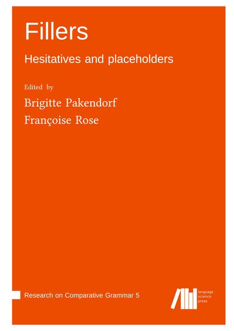 Fillers: Hesitatives and placeholders, Buch