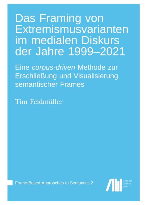 Titel: "Das Framing von Extremismusvarianten im medialen Diskurs der Jahre 1999–2021" von Tim Feldmüller.