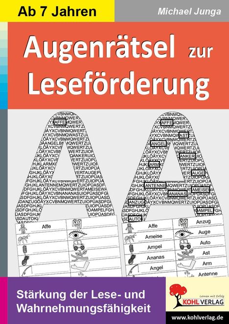Michael Junga: Augenrätsel zur Leseförderung, Buch