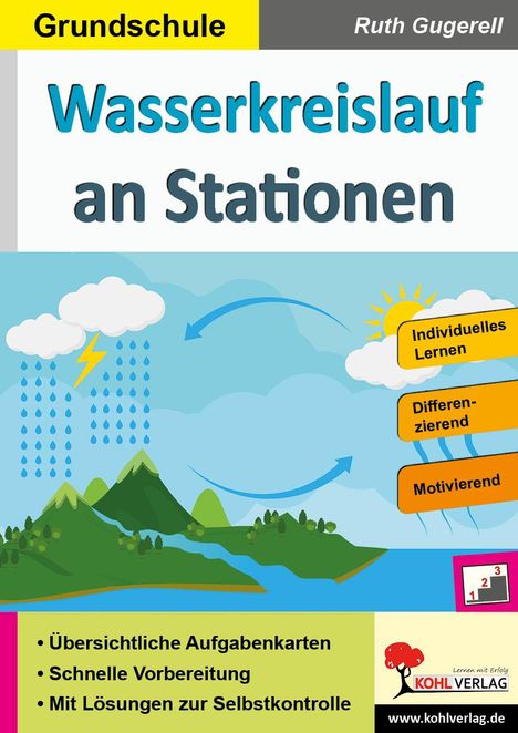 Ruth Gugerell: Wasserkreislauf an Stationen / Grundschule, Buch