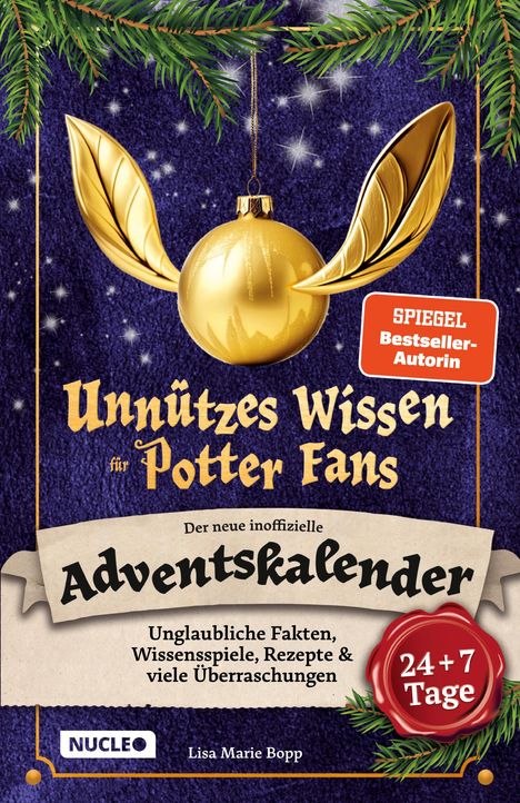 Lisa Marie Bopp: Unnützes Wissen für Potter-Fans ¿ Der neue inoffizielle Adventskalender, Buch