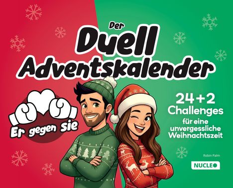Robin Palm: Er gegen Sie: Der Duell Adventskalender, Buch