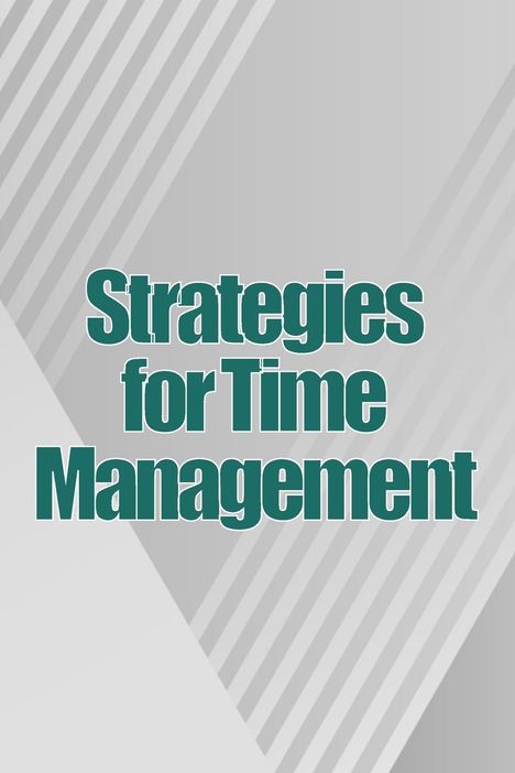 Benjamin Stokes: Strategies for Time Management, Buch