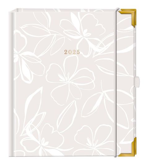 Terminplaner A5 Premium 2025 Beige, Buch