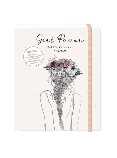 Schülerkalender 2024 / 2025 Girl Power, Buch