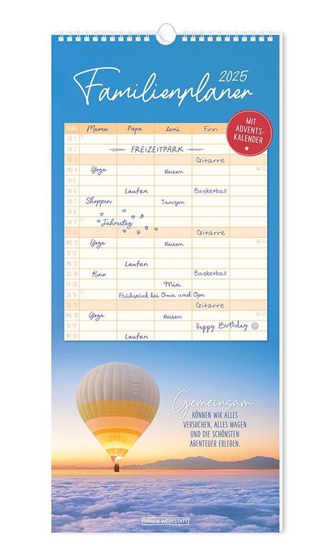 Familienplaner 2025 Classic, Kalender