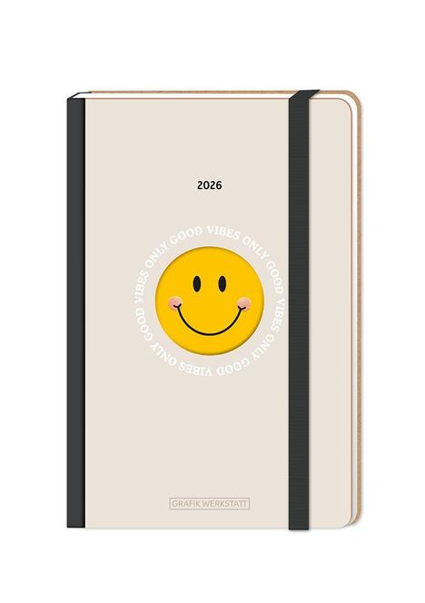 Terminplaner Letterart 2026 Smiley, Kalender