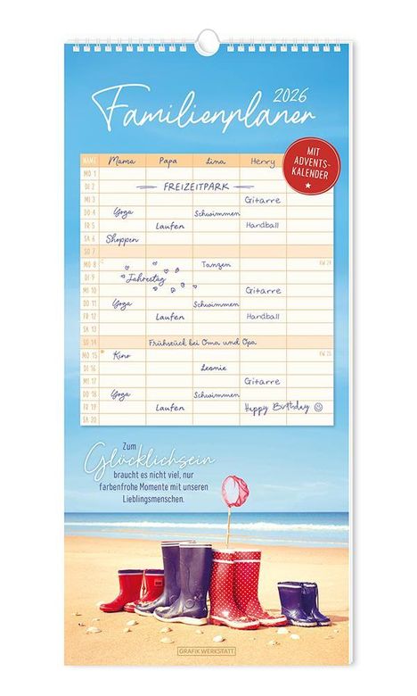 Familienplaner 2026 Classic, Kalender