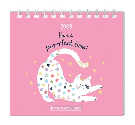 Mini-Kalender 2026 Have a purrrfect time!, Kalender