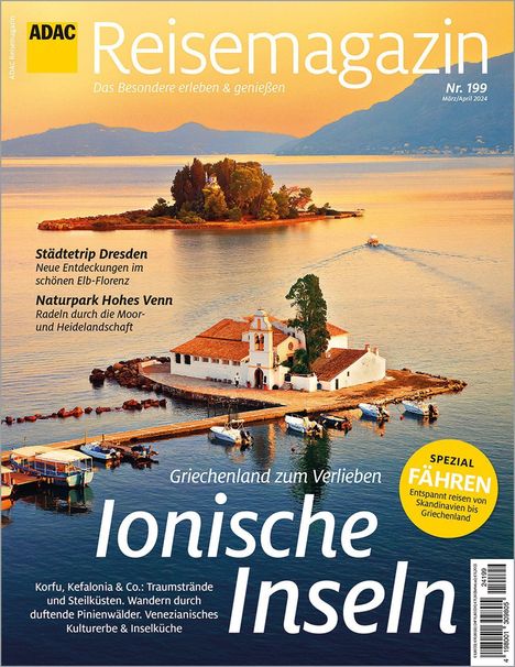 ADAC Reisemagazin mit Titelthema Ionische Inseln, Buch