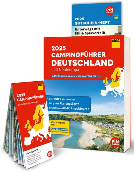 ADAC Campingführer Deutschland/Nordeuropa 2025, Buch