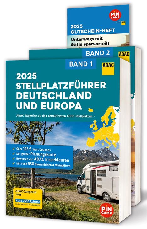 ADAC Stellplatzführer 2025 Deutschland und Europa, Buch