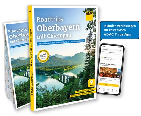 Mela Hipp: ADAC Roadtrips - Oberbayern mit Chiemgau, Buch