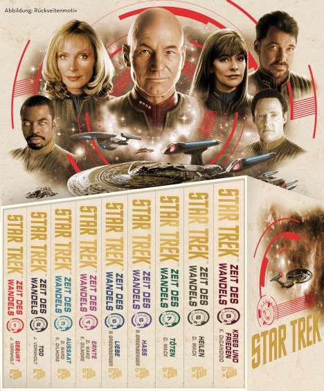 Keith R. A. Decandido: Star Trek - Zeit des Wandels | Band 1 bis 9 im Boxset - inklusive 9 Miniprints, Buch