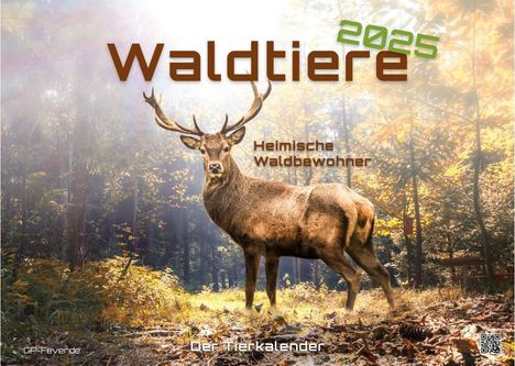 Waldtiere - Heimische Waldbewohner - Der Tierkalender - 2025 - Kalender DIN A3, Kalender