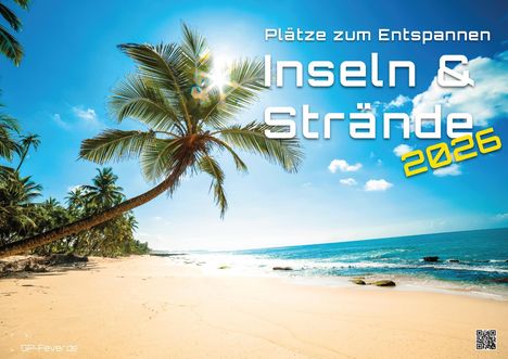Inseln & Strände - Plätze zum Entspannen - 2026 - Kalender DIN A3, Kalender