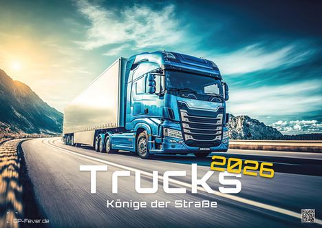 Trucks - Könige der Straße - LKW - 2026 - Kalender DIN A2, Kalender