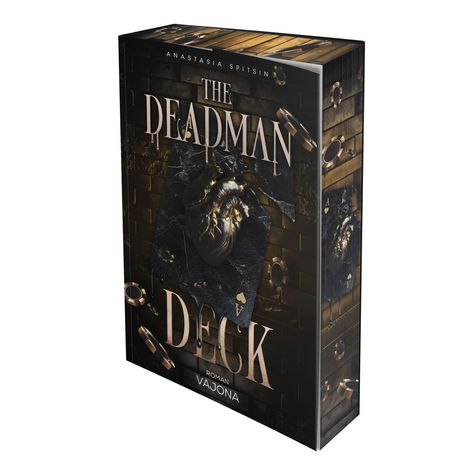 Auf dem Cover steht: "THE DEADMAN DECK", darüber "ANASTASIA SPITSIN".  Ein Herz aus Stein ist sichtbar.