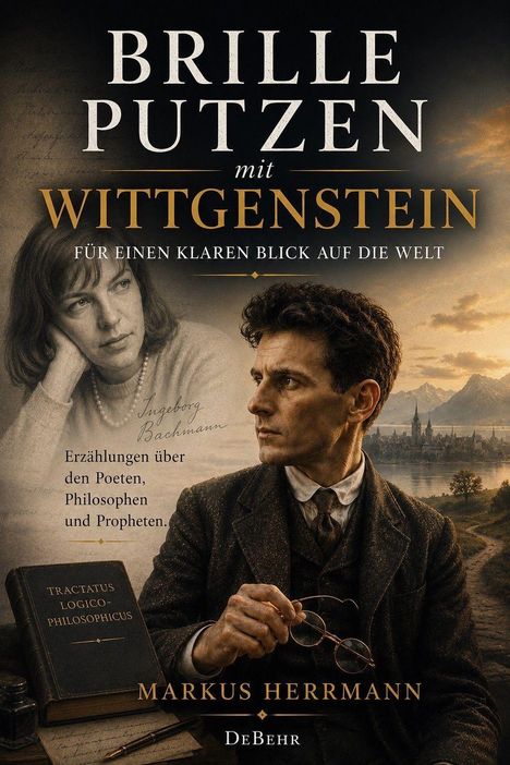 "Brille putzen mit Wittgenstein. Erzählen über Poeten, Philosophen und Propheten von Markus Herrmann, DeBehr."