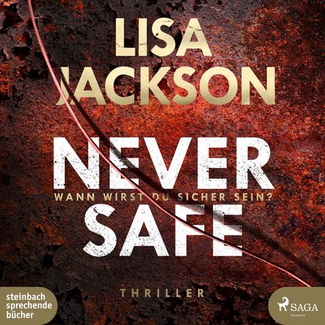 Lisa Jackson: Never Safe, 2 MP3-CDs